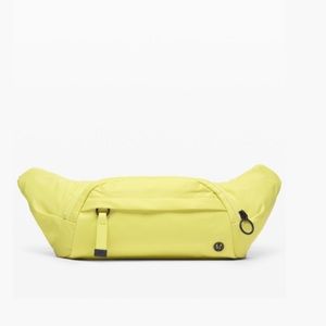 Lululemon On the Beat Belt Bag, bright yellow